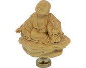 Sitting Buddha Netsuke Lamp Finial