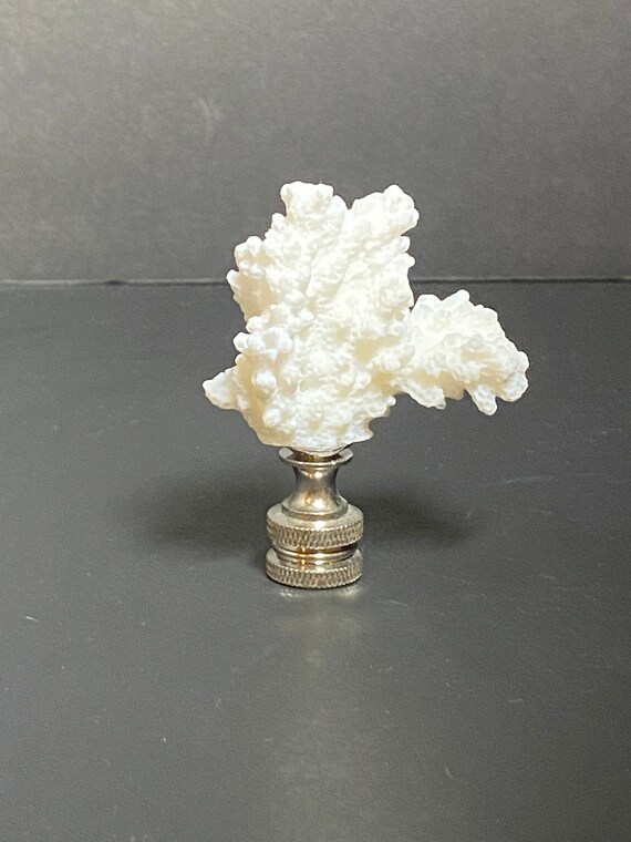 Lamp Finial White Coral Lamp Finial Etsy