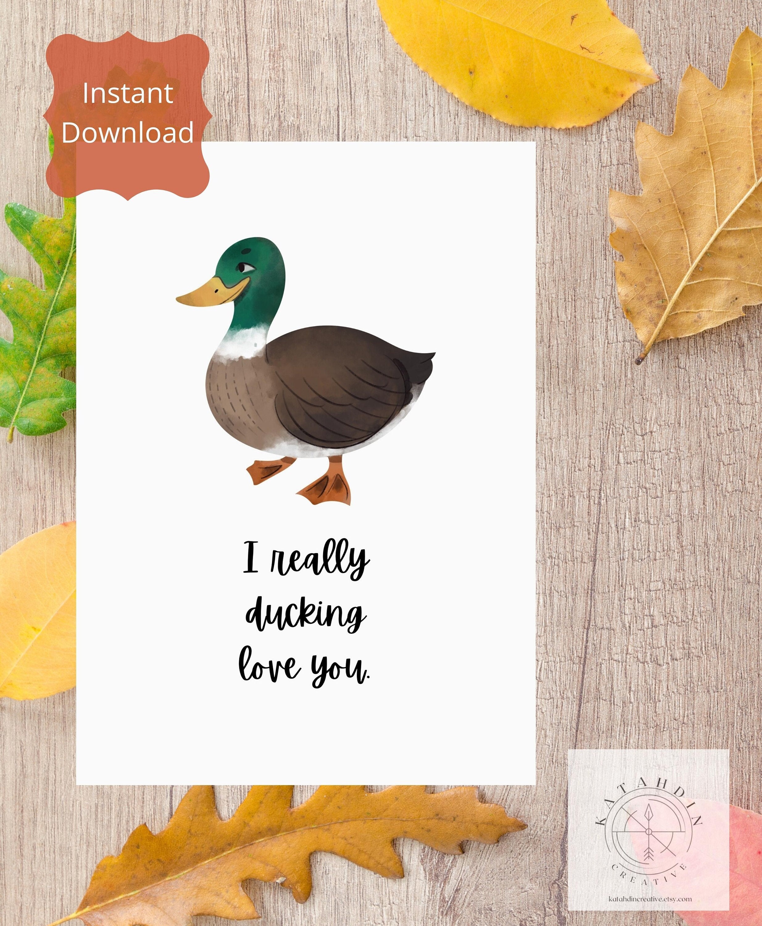 Printable Card I Really Ducking Love You Pun Card Instant - Etsy Australia Printable Card I Really Ducking Love You Pun Card Instant - Etsy Australia