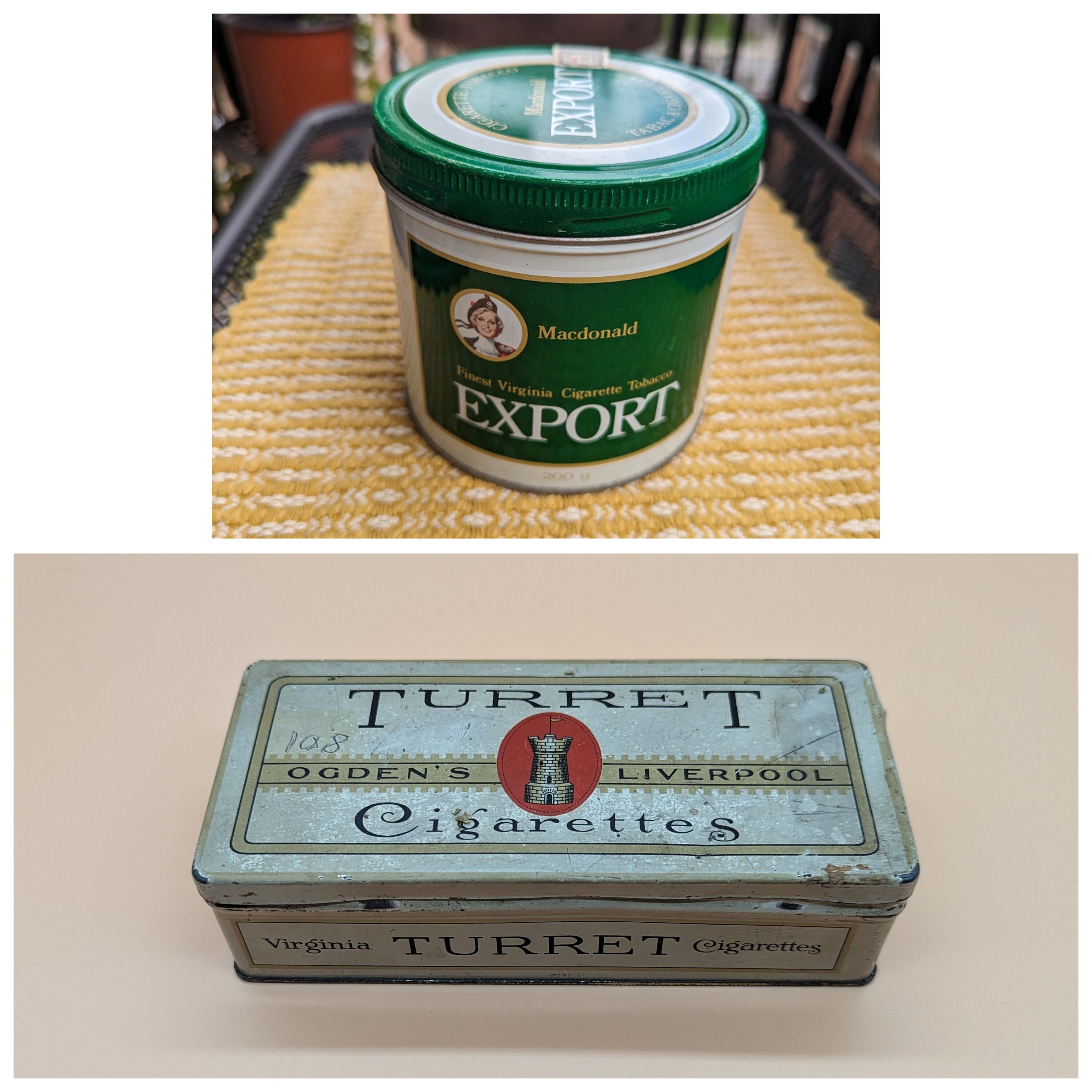 Buy Vintage Macdonald's Export & Turret Tobacco Tins (sold Separately)  Online in India