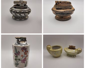 Vintage table lighters (sold separately)