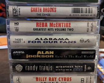 Vintage Country Cassette Tapes