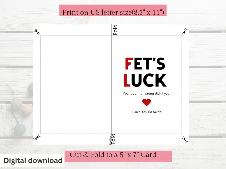 Funny Typography Anniversary Card / Valentines Day Card - Husband - You - View #5