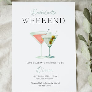 Bachelorette Itinerary Template, bachelorette weekend itinerary Panner, Bachelorette Party canva Template Hen Do invite, Hen do Itinerary