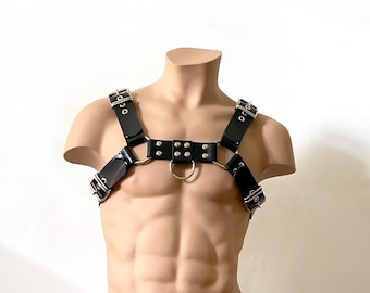 Industrial Bulldog Chest Gear – Cinghia regolabile per festival e moda alternativa