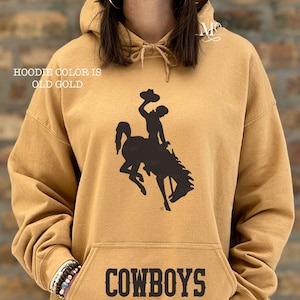Licensed Wyoming Cowboys Hoodie, Wyoming, Cowboys, Hoodie, Wyoming Cowboys, Wyo, College Football, Cowboys Hoodie