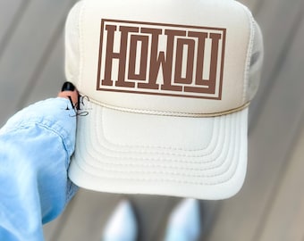 Howdy Trucker Hat, Western Foam Trucker Hat, Trending Trucker Hat For Women, Cowgirl Style Trucker Hat, Cute Hat Trucker Style, Concert Hat