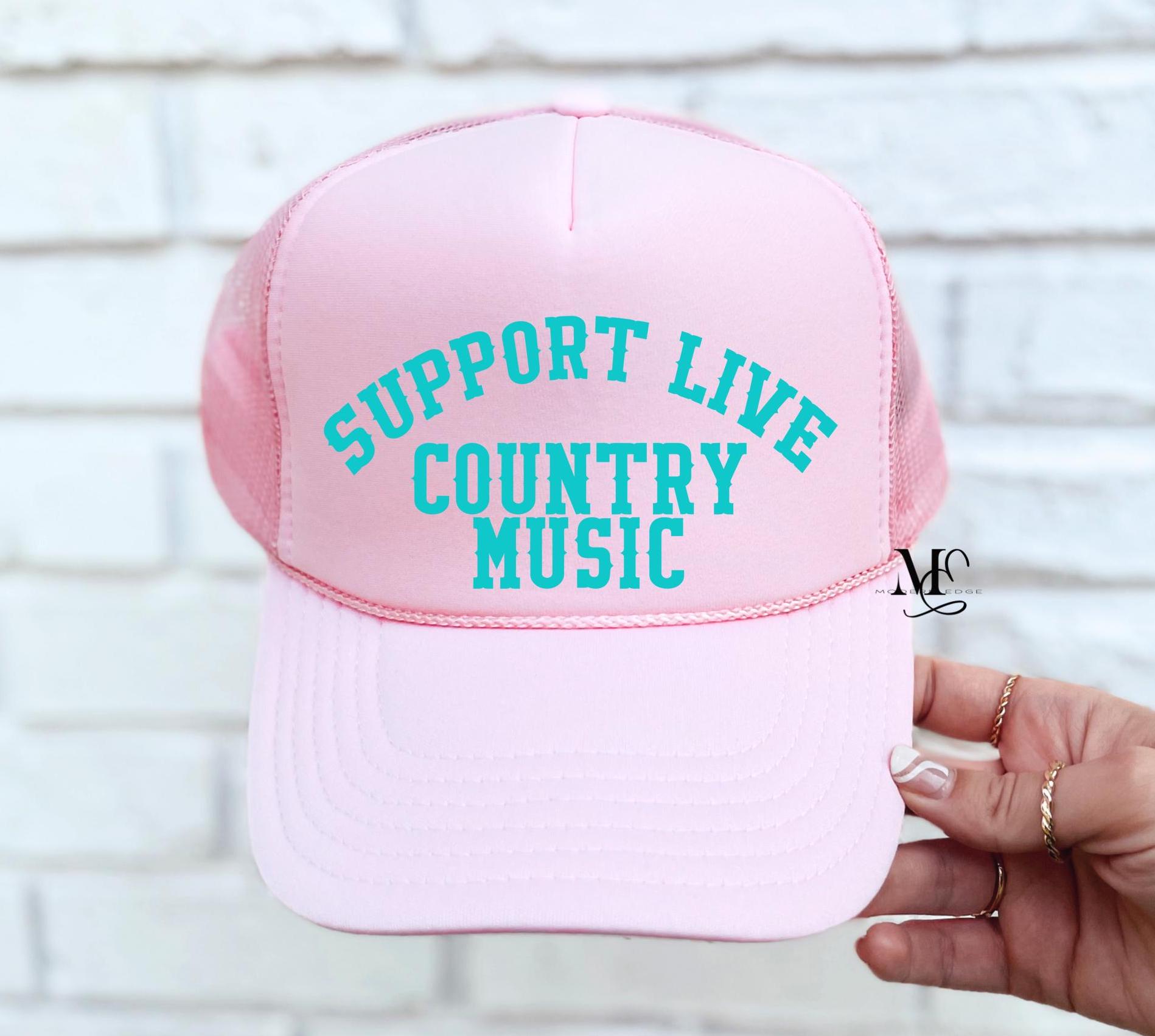 Support Live Country Music Trucker Hat Rock-and-Roll-Hall-of-Fame-Men  main image 4
