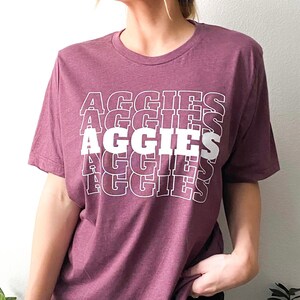 Texas A&M Gig Em Game Day Shirt // Texas Aggies Crop Top TAMU 