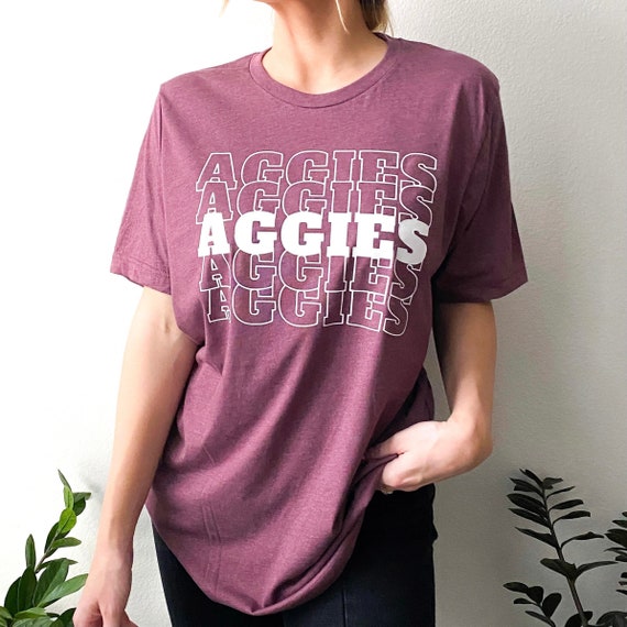 AGGIES Texas A\u0026M Maroon Game Day T 