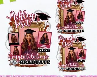 Editable Graduation TShirt Template, Graduation T Shirt Design, Canva Template, Canva Graduation TShirt, sublimation, dtf, Graduation Shirt