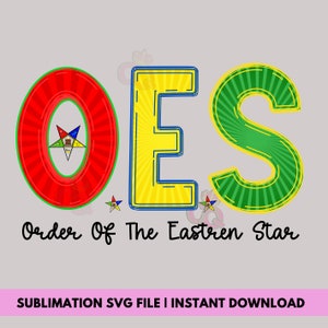 Eastern Star Sublimation PNG, OES PNG, Order Of The Eastern Star, Eastern Star, Sister, Sisterhood