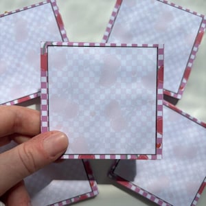 Pink Daily Tear-Off Memopad, Desk Organizer