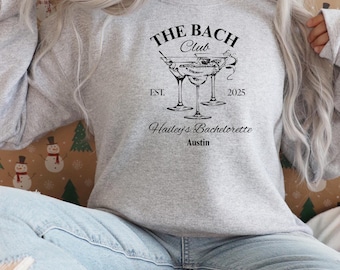 Custom Bachelorette Party Crewneck: Personalized Bridal Gift