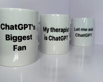 Funny Chat GPT Coffee Mug: AI Tech Lover Gift