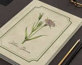 Pretty Flower Notebooks, Flower Design Journal, Notepads, Flower Stationary, Flower Notebook