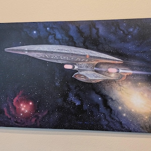 STAR TREK **CANVAS** Captain's Ready Room Enterprise - The Next Generation - Movie Prop Replica - Highly Accurate