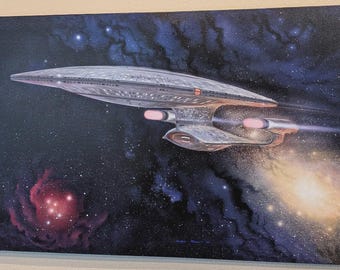 STAR TREK **CANVAS** Captain's Ready Room Enterprise - The Next Generation - Movie Prop Replica - Highly Accurate