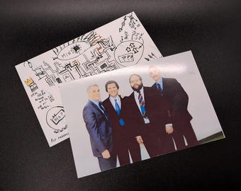 SEVERANCE Team Photo - Old Version with Petey's Map on Back - Movie Prop Replica - Highly Accurate, Handmade