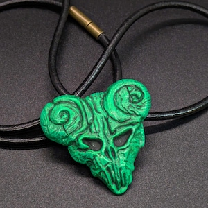 PICK OF DESTINY (2006) Necklace - Tenacious D in the Pick of Destiny - Movie Prop Replica - Handmade - Leather - Black Light Glow - Accurate