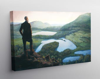 SEVERANCE **CANVAS** Kier Invites You to Drink of His Water - Great Lakes - Canvas Print - Painting - Movie Prop Replica - Highly Accurate