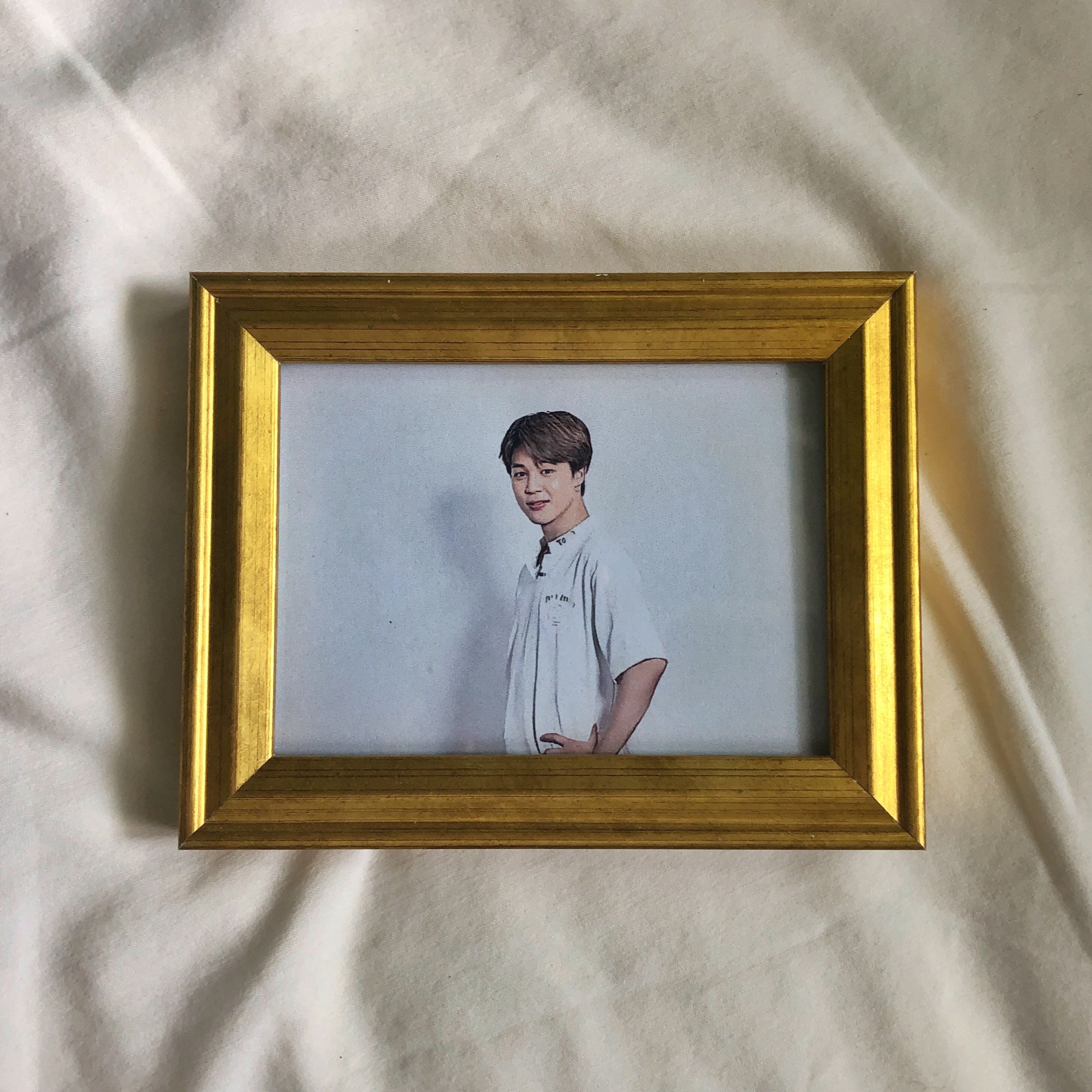 BTS JIMIN Mini Size “rookie Actor” Picture With Gold Frame - Etsy