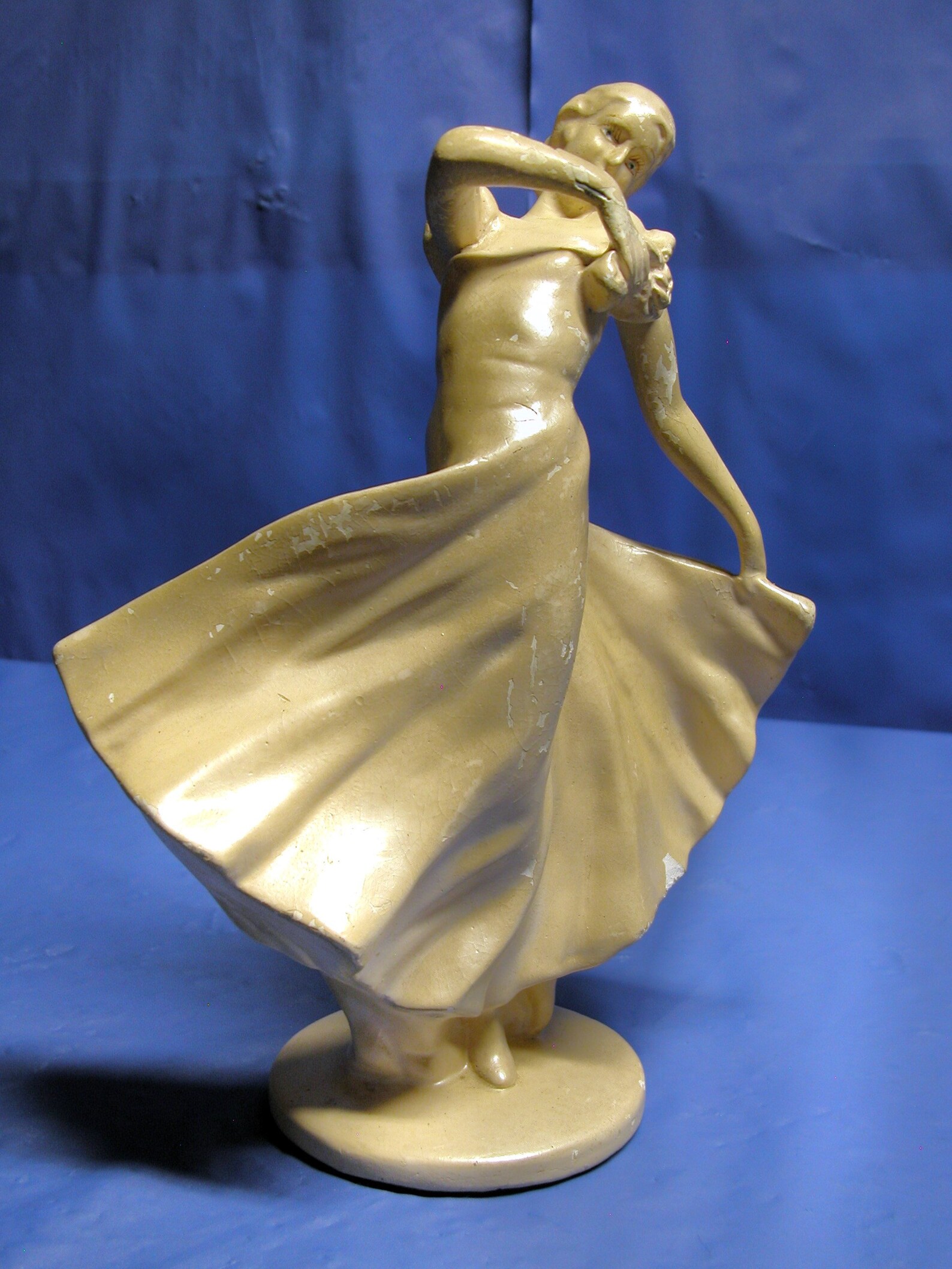 Plaster statue girl dancing Etsy