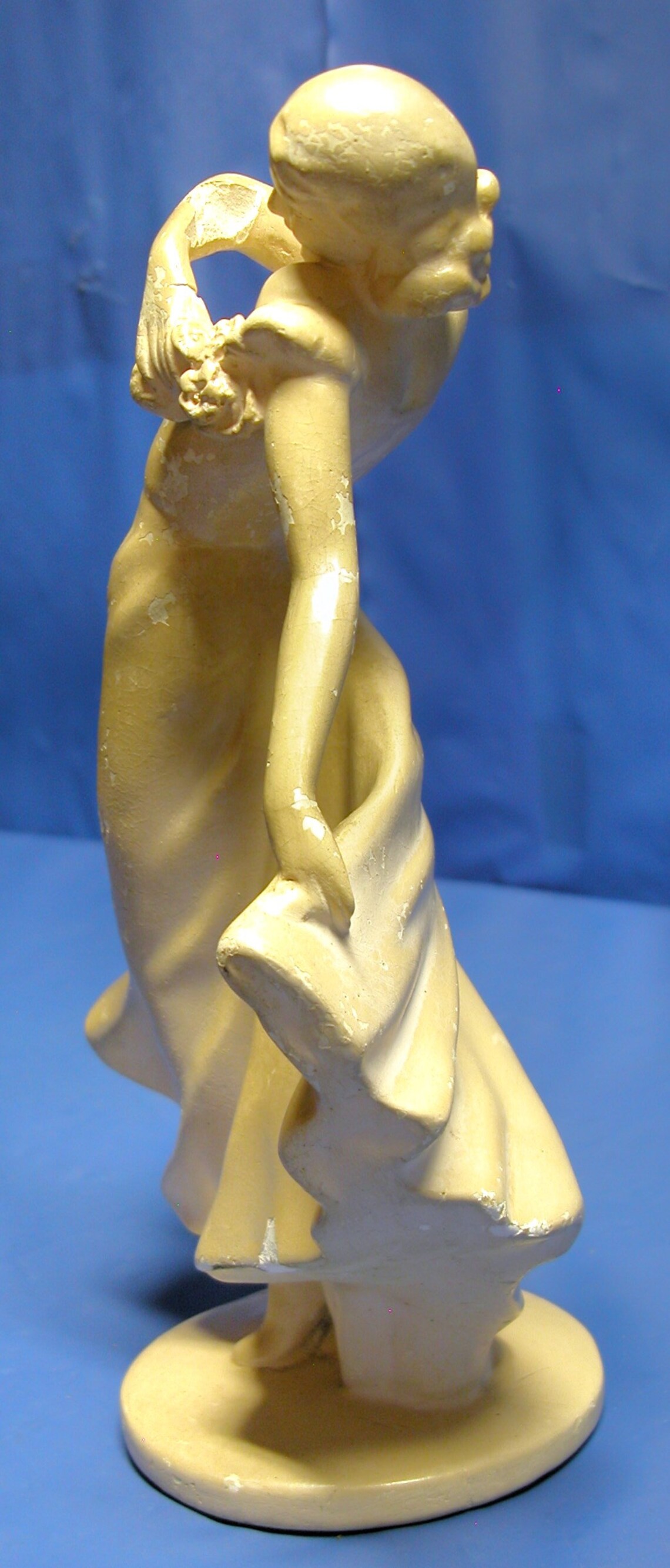 Plaster statue girl dancing Etsy