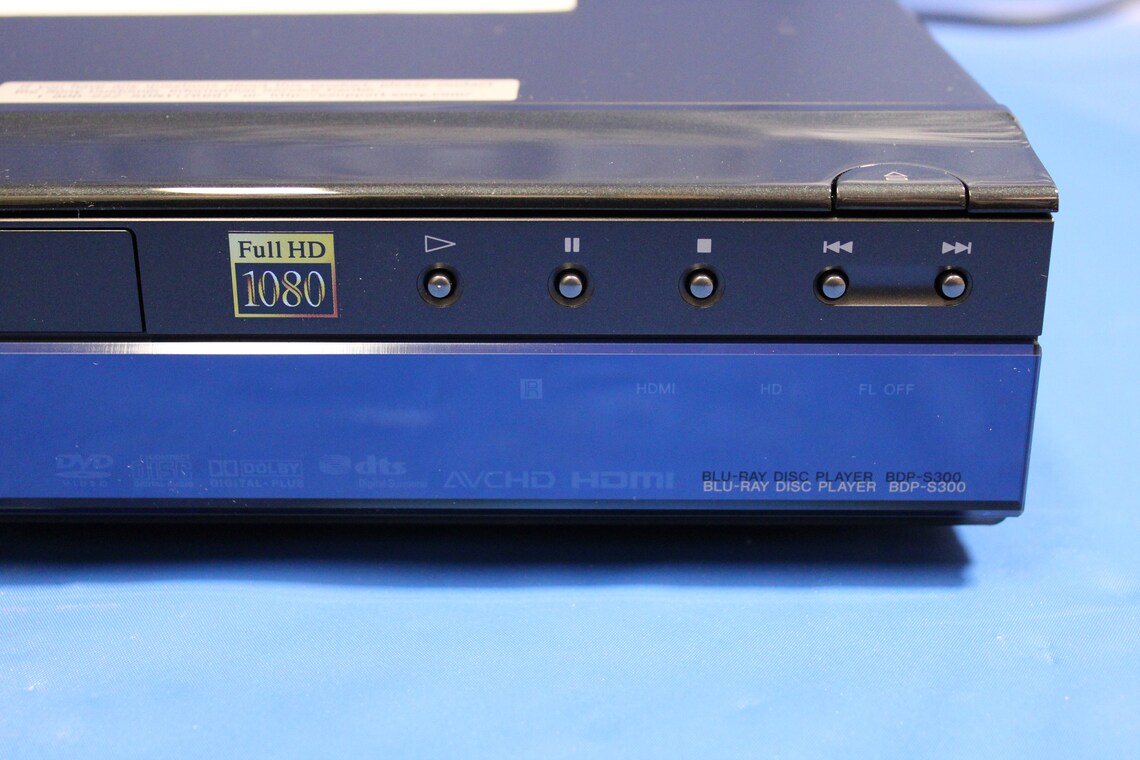 NEW Sony Bluray/dvd Disc Player Full High Definition 1080P Etsy