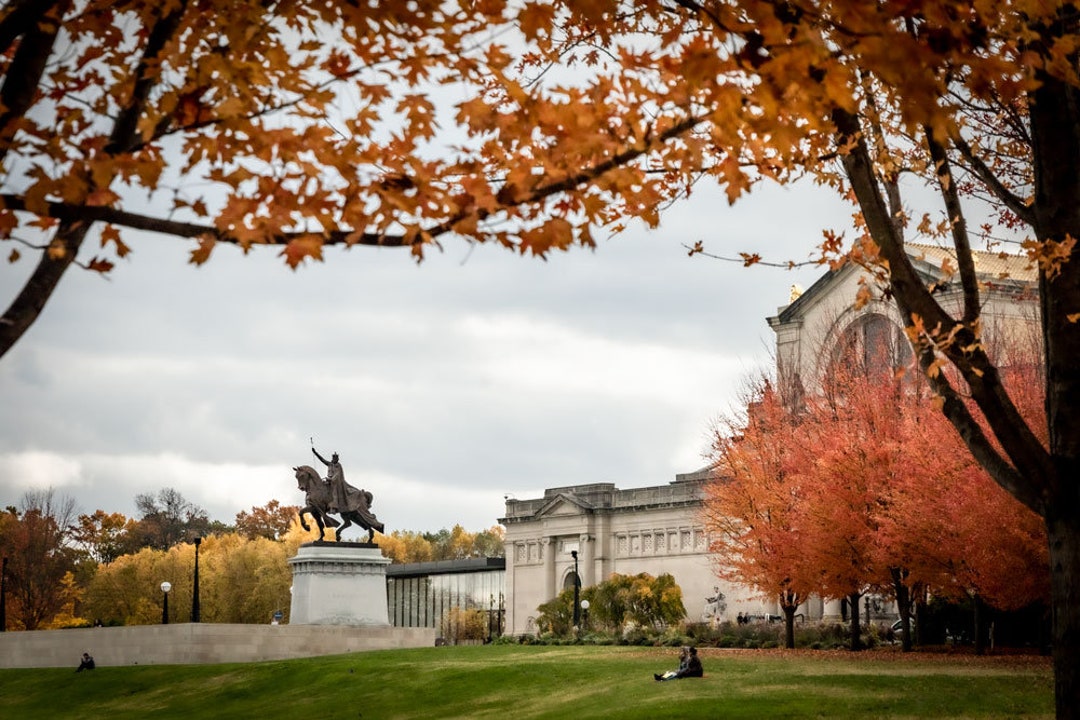 St Louis Statue Forest Park/ Fine Art Papercanvasmetal Etsy