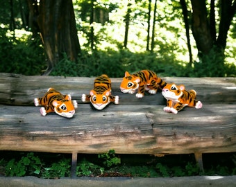 Mini Tiger fidget toy 3D printed pet Mini Tiger Articulated mini fidget toy