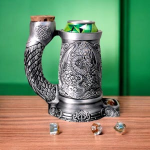 Dice Tower Can Holder | 3D Printed  – D&D Mug Companion | Player, Dungeon Master Gifts