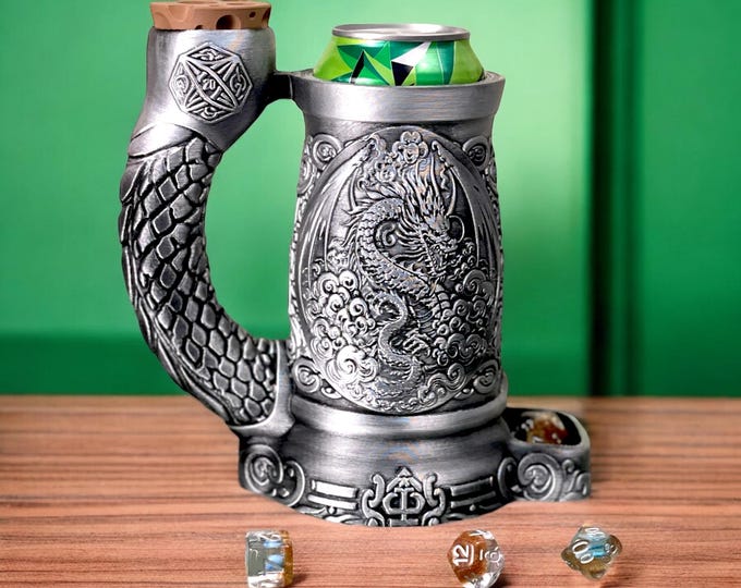 Dice Tower Can Holder | 3D Printed  – D&D Mug Companion | Player, Dungeon Master Gifts