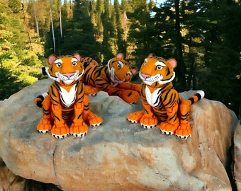 Tiger fidget toy desk decor articulated poseable Pet Tiger toy Bengal Tiger toy