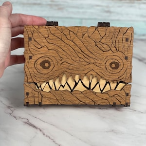 Mimic Monster Book- Gamers Card/Dice Aufbewahrung- MTG Aufbewahrung- Schmuck- personalisiert und handgefertigt