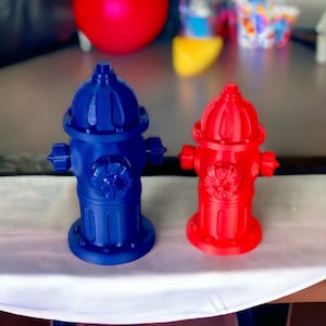 Fire Hydrant kids party favor with a hidden container Kids room decor available in multiple sizes and colors