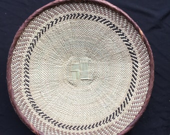 African Binga or Tonga Zimbabwe Basket 17" Across # 109