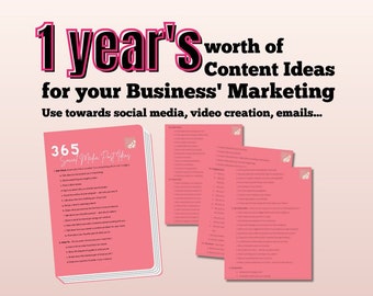 Social Media Content Calendar for 1 whole year, Social Media Post Ideas, Social Media Planner, Social Media Planner 2026, Social Media Ideas