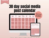 30 Instagram Post Ideas. Instagram Content Calendar Template. Social Media content ideas. Instagram post ideas. Social Media Planner.