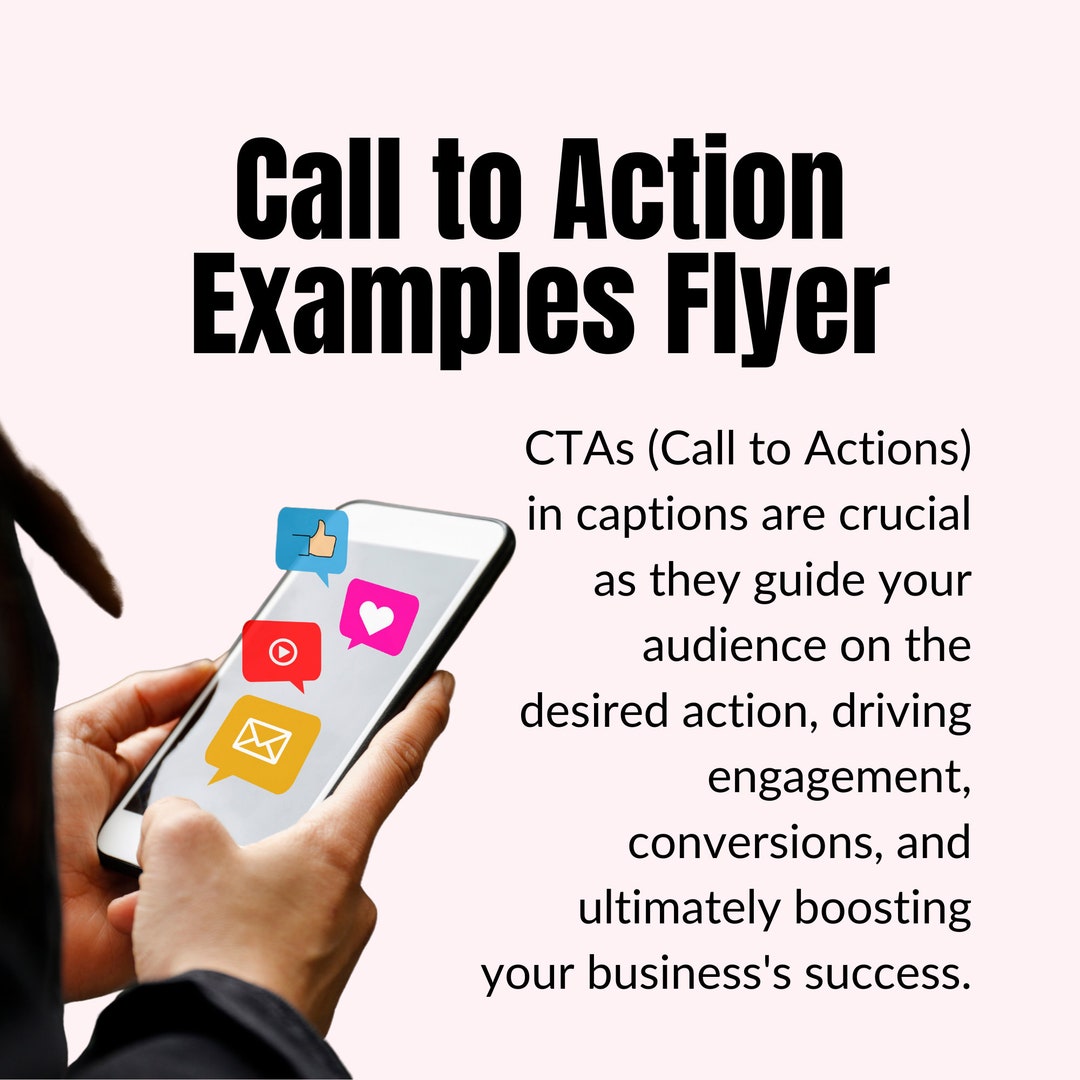 Call to Action Examples to Use on Your Social Media Captions and Email ...