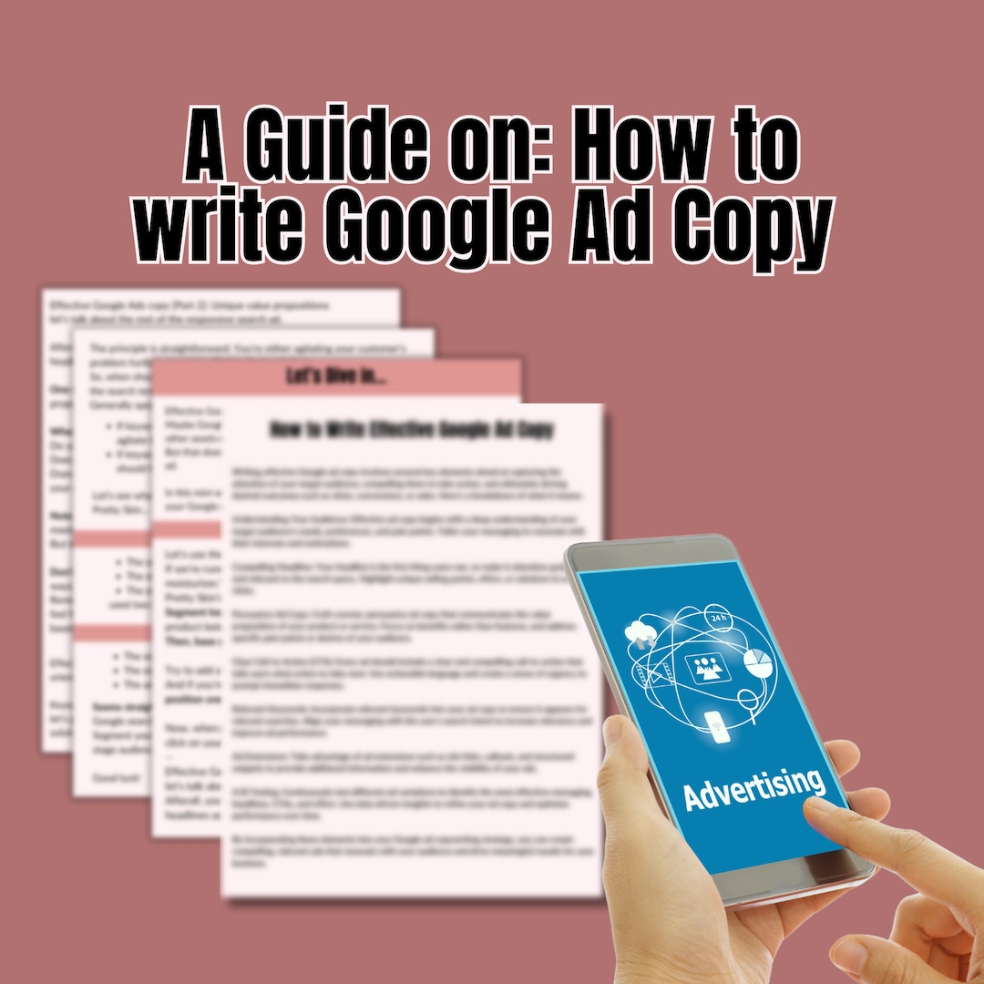 How to Write Effective Google Ad Copy. Writing Paid Ads. How to Create ...