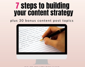 Strategize Success: 7 Steps to Content Mastery. Tailor your brand's narrative for optimal engagement and growth! Content Strategy Guide.