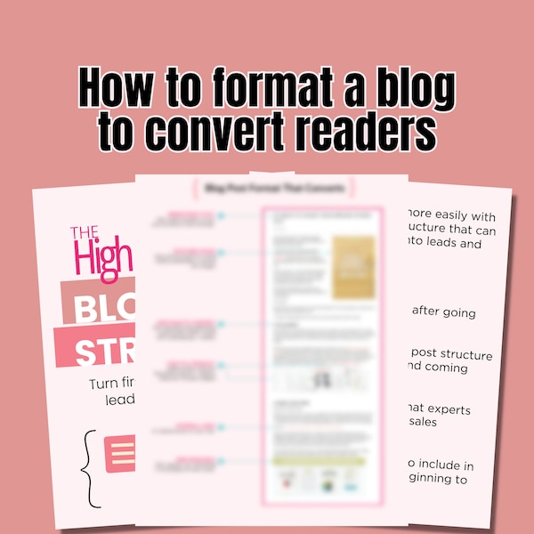 High Converting Blog Format Guide - Expert Tips & Strategies. Blogging Tips. Blogs 101. Optimize your Blog. Blog SEO.