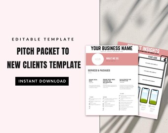 Welcome Packet. Pitch Deck Template. Pitch Deck for clients. Client proposal. Client Welcome Guide. Project Proposal. Business Proposal.