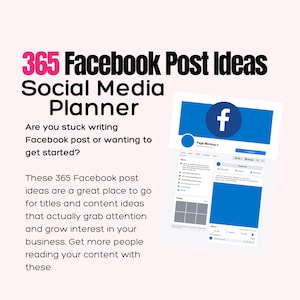 365 sujets d&#39;idées de publication sur Facebook. Modèles de publication Facebook d&#39;un an. Idées d&#39;écriture de publications sur Facebook. Publication Facebook qui convertit. Marketing de contenu