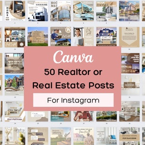 Realtor Social Media Templates, Realtor Marketing, Real Estate Marketing, Real Estate Posts, Canva Templates, Real Estate Agent, Relator