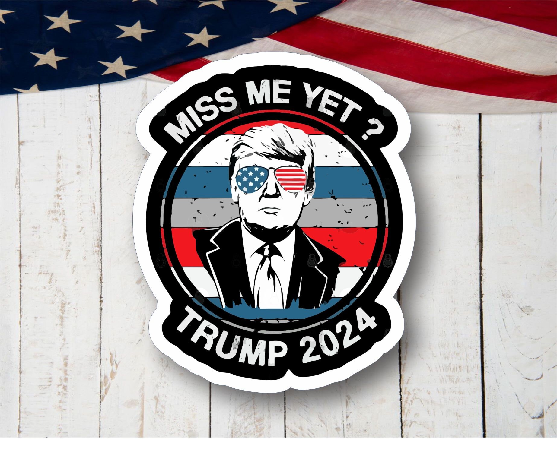 Miss Me Yet TRUMP 2024 decal sticker Etsy