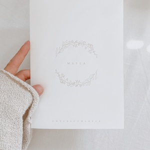 U- Heft und Impfpass Hülle personalisierbar | Junge | Mädchen Schutzhülle mit Namen | Geschenkidee Schwangerschaft, Geburt, Babyparty