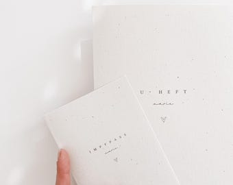 U- Heft und Impfpass Hülle personalisierbar | Junge | Mädchen Schutzhülle mit Namen | Geschenkidee Schwangerschaft, Geburt, Babyparty