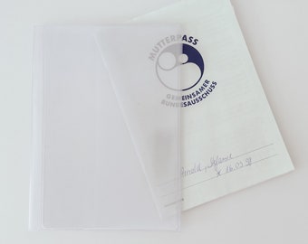 Mother's passport cover transparent - mother's passport - protective cover - transparent cover